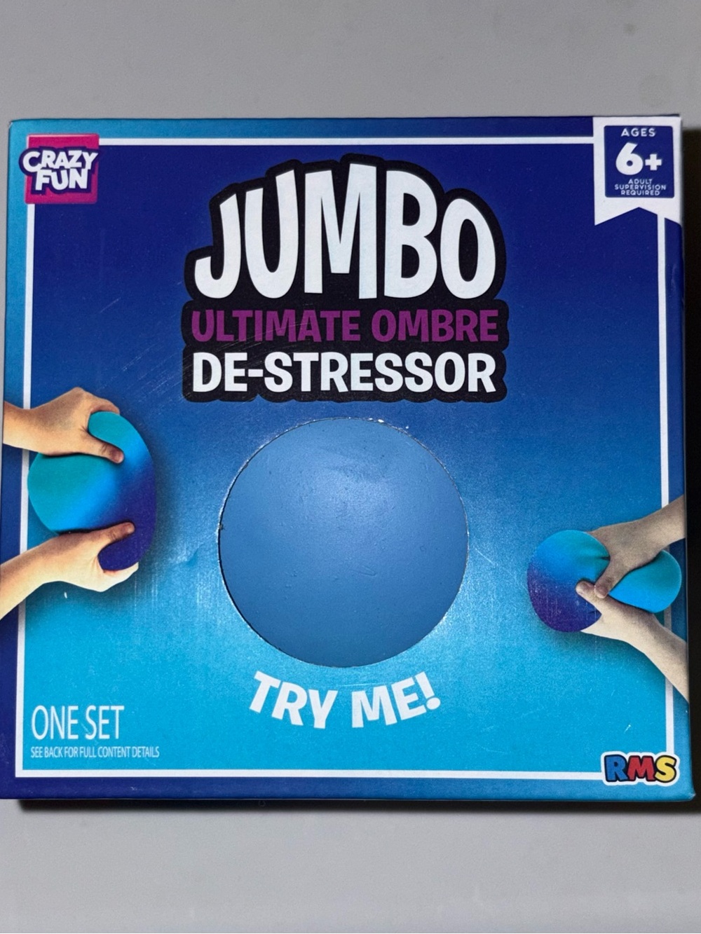 Jumbo Ultimate Ombre De-Stressor - Blue
